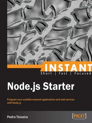 cover image of Instant Node.js Starter